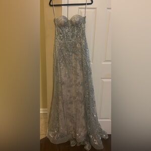 Cinderella Divine Silver Laced Dress